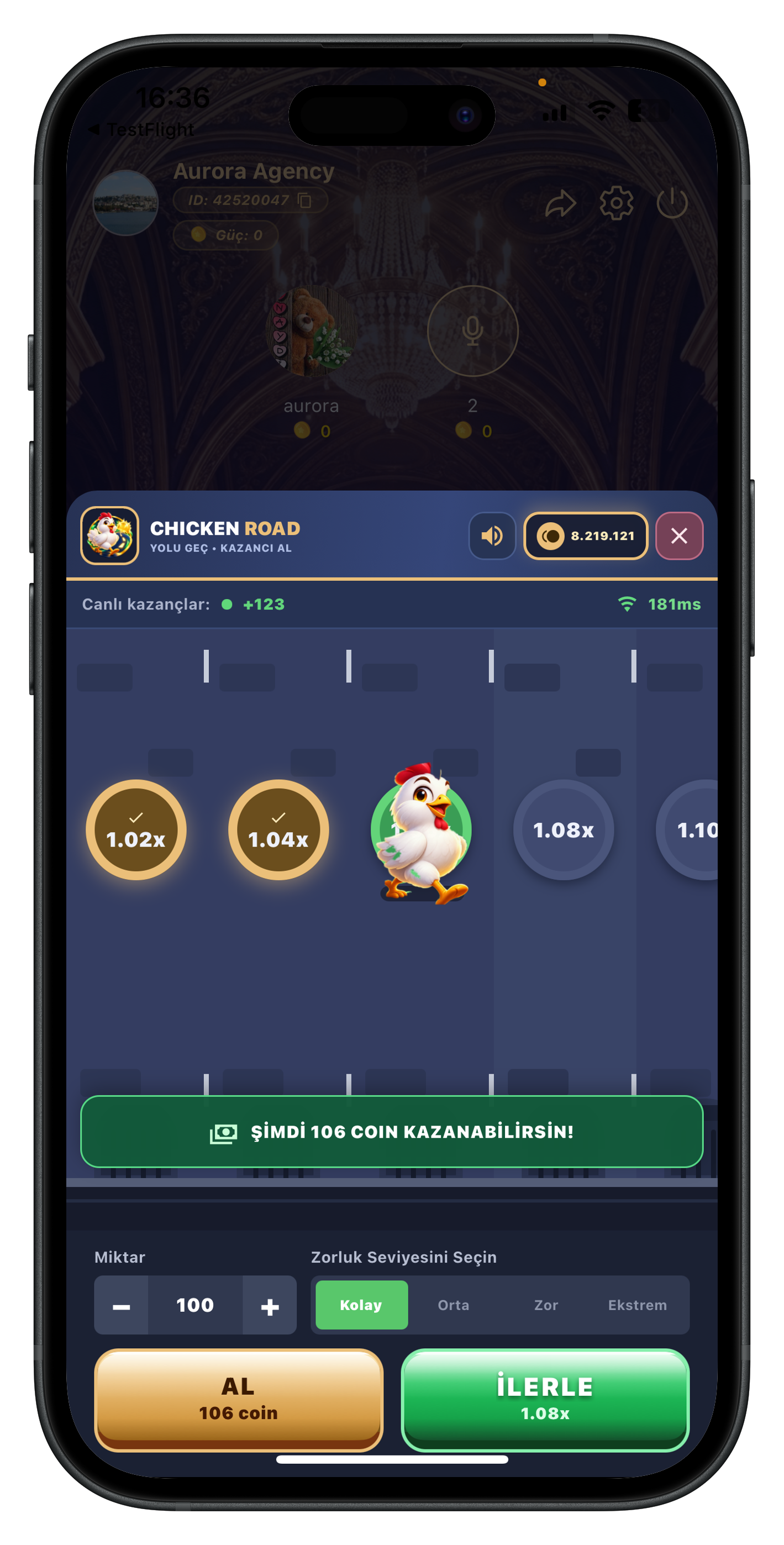 Chicken Road Mini Oyunu